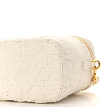 Christian Dior Lambskin Cannage DiorAmour Small Diortravel Vanity Case Latte 9 of 9