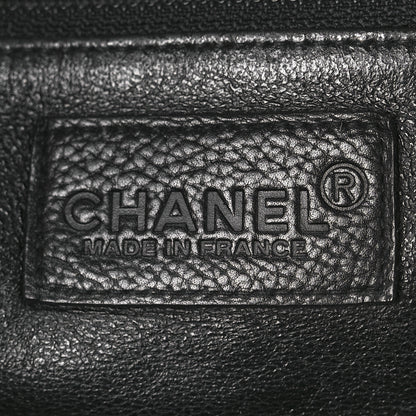 Chanel Caviar Patent Quilted Large Bowler Black 6 of 11