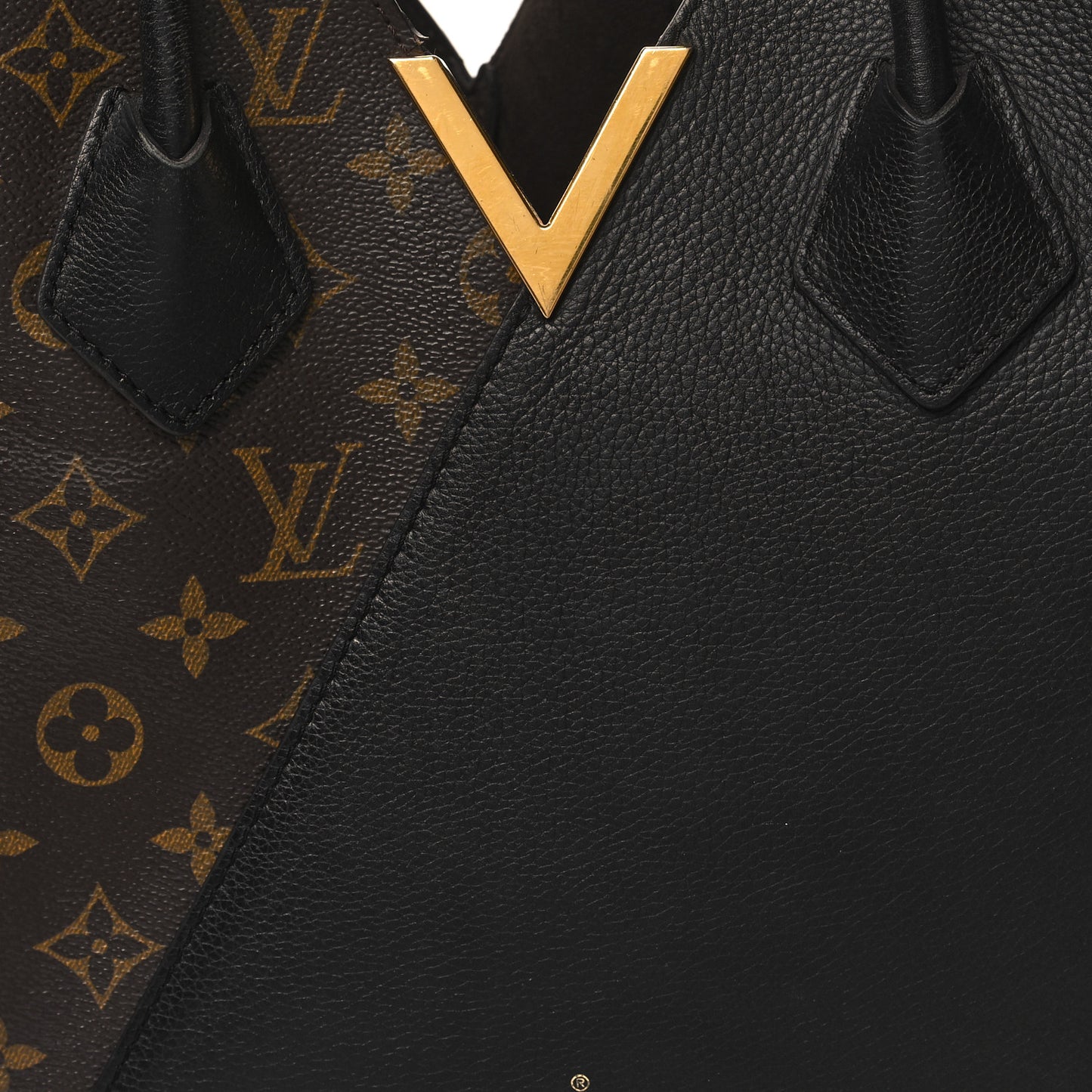 Calfskin Monogram Kimono Tote Black