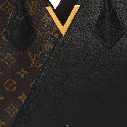 Louis Vuitton Calfskin Monogram Kimono Tote Black 8 of 16