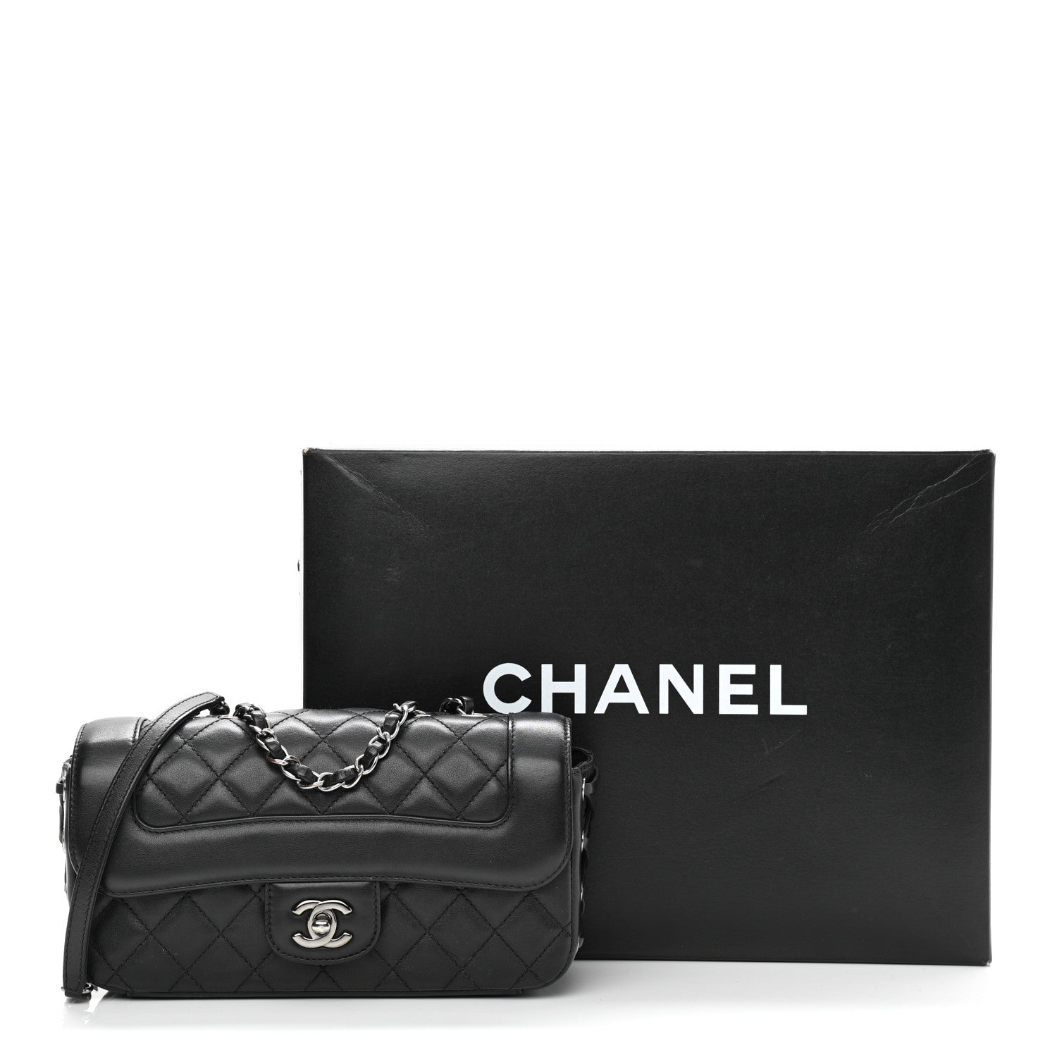 Chanel Calfskin Quilted Small Coco Corset Flap Black 12 of 12