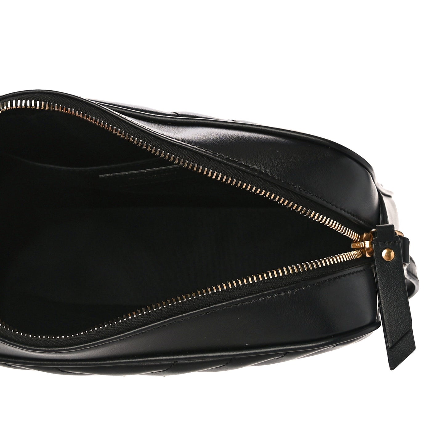 Calfskin Matelasse Monogram Lou Camera Bag Black