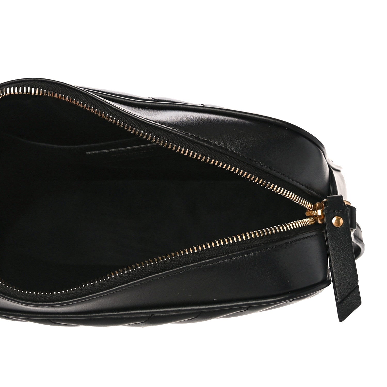 Saint Laurent Calfskin Matelasse Monogram Lou Camera Bag Black 4 of 11
