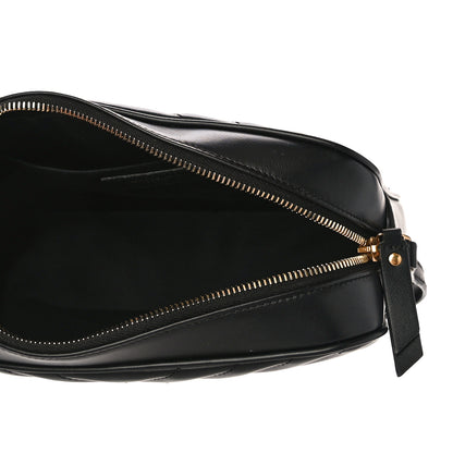 Saint Laurent Calfskin Matelasse Monogram Lou Camera Bag Black 4 of 11