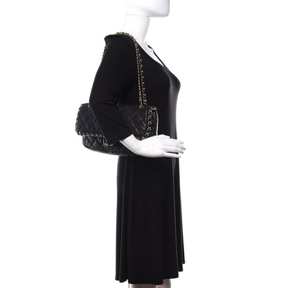 Chanel Calfskin Quilted Medium Chain Me Flap Black 3 of 11