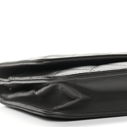 Chanel Lambskin Quilted Boy Wallet On Chain WOC Grey 9 of 16