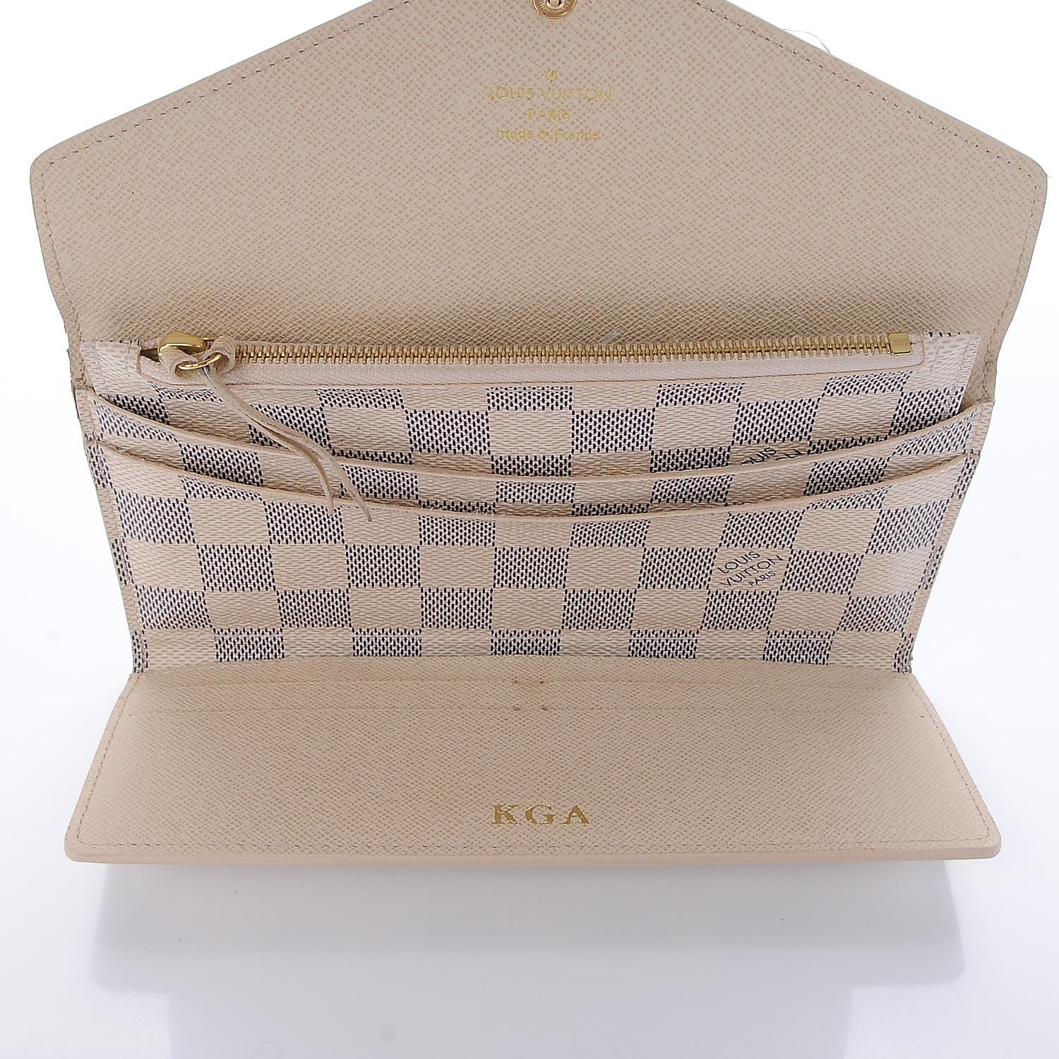 Louis Vuitton Damier Azur Josephine Wallet 6 of 10
