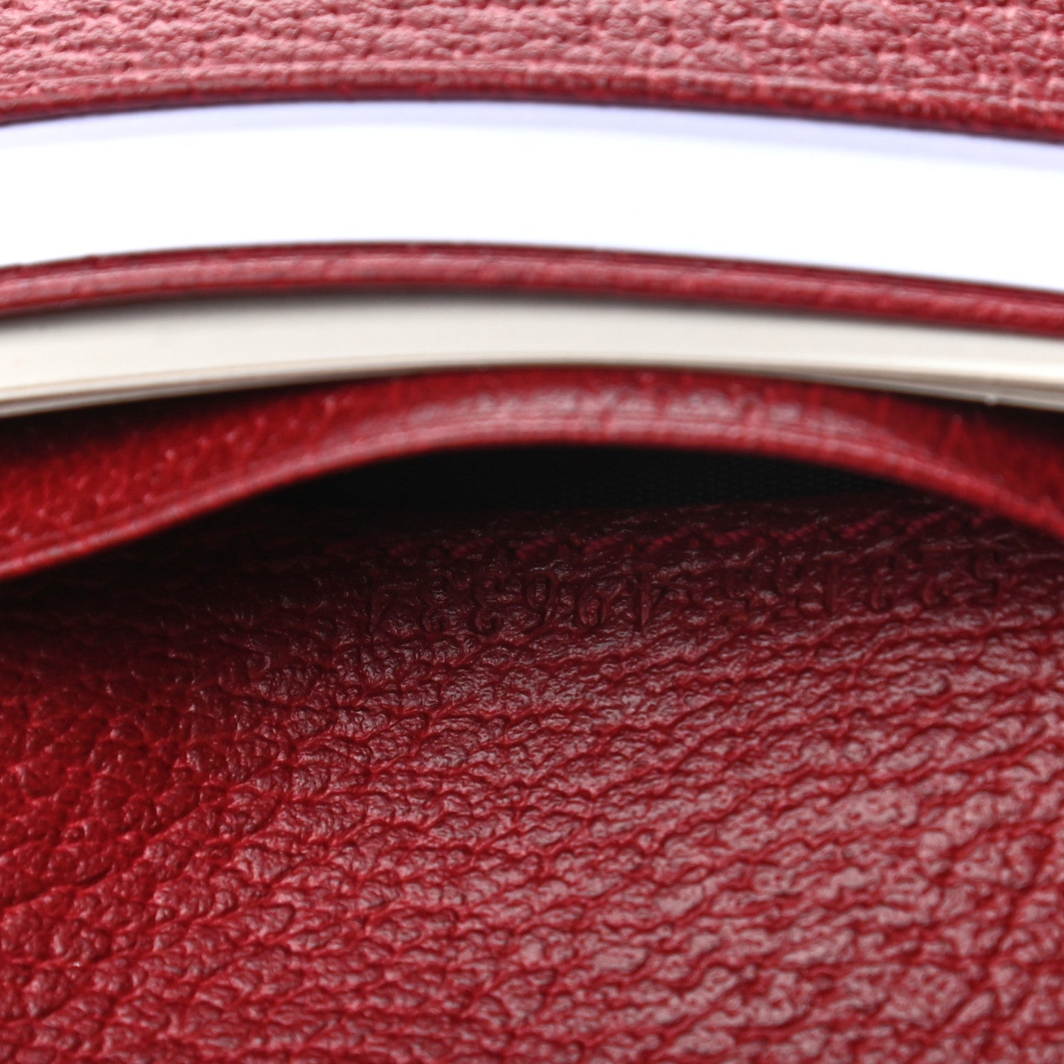 Gucci GG Supreme Monogram Flora Web Ophidia Card Case Red 7 of 7