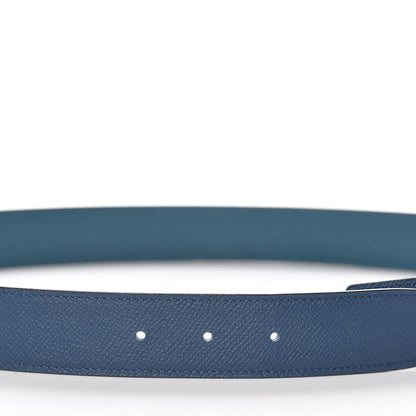 Hermes Epsom 32mm Quizz H Belt 90 Deep Bleu Colvert 6 of 8
