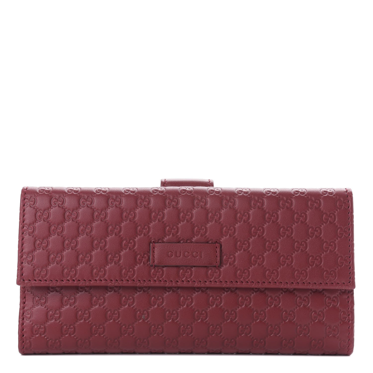Gucci Microguccissima Continental Flap Wallet Red 1 of 7
