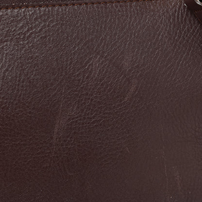Celine Calfskin Suede Tri-Color Medium Trapeze Burgundy 29 of 32
