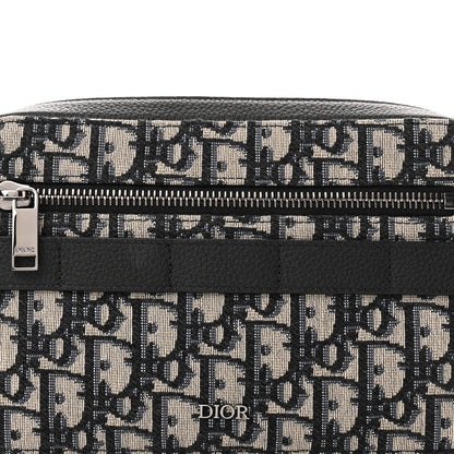 Christian Dior Oblique Safari Belt Bag Blue 7 of 9
