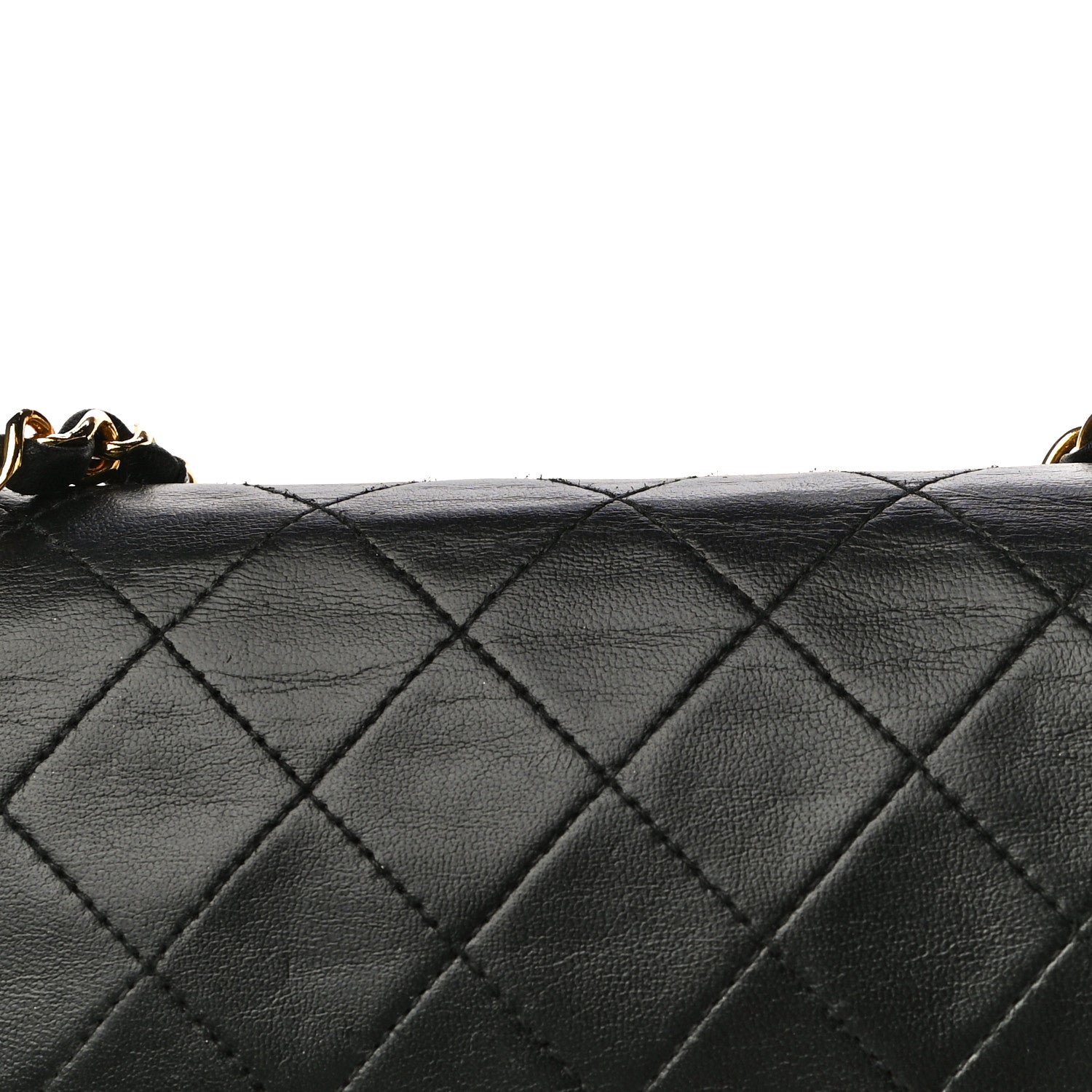 Chanel Lambskin Quilted Small Double Flap Black 24 of 28