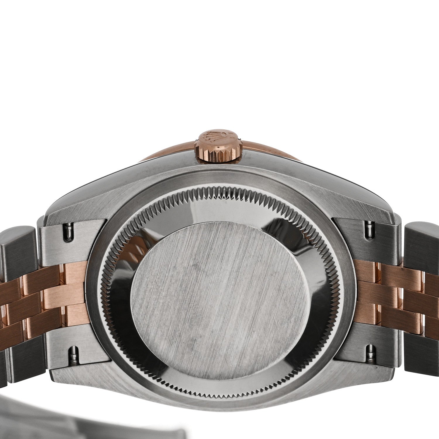 Rolex Stainless Steel 18K Everose Gold Diamond Bezel Mother of Pearl 36mm Oyster Perpetual Datejust Watch 126281RBR 4 of 4