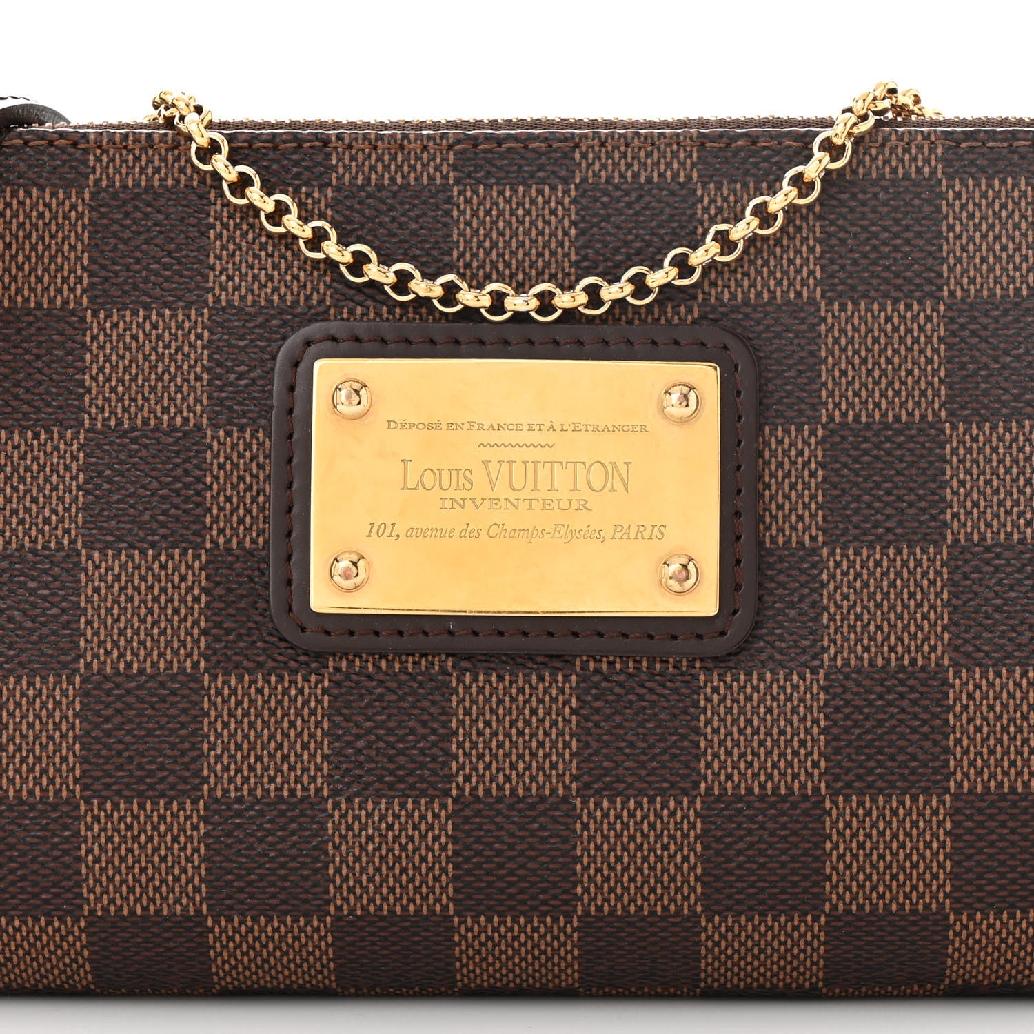 Louis Vuitton Damier Ebene Eva Clutch 8 of 11