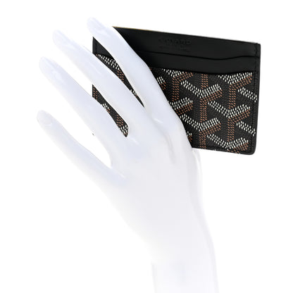 Goyard Goyardine Saint Sulpice Card Holder Black 2 of 8