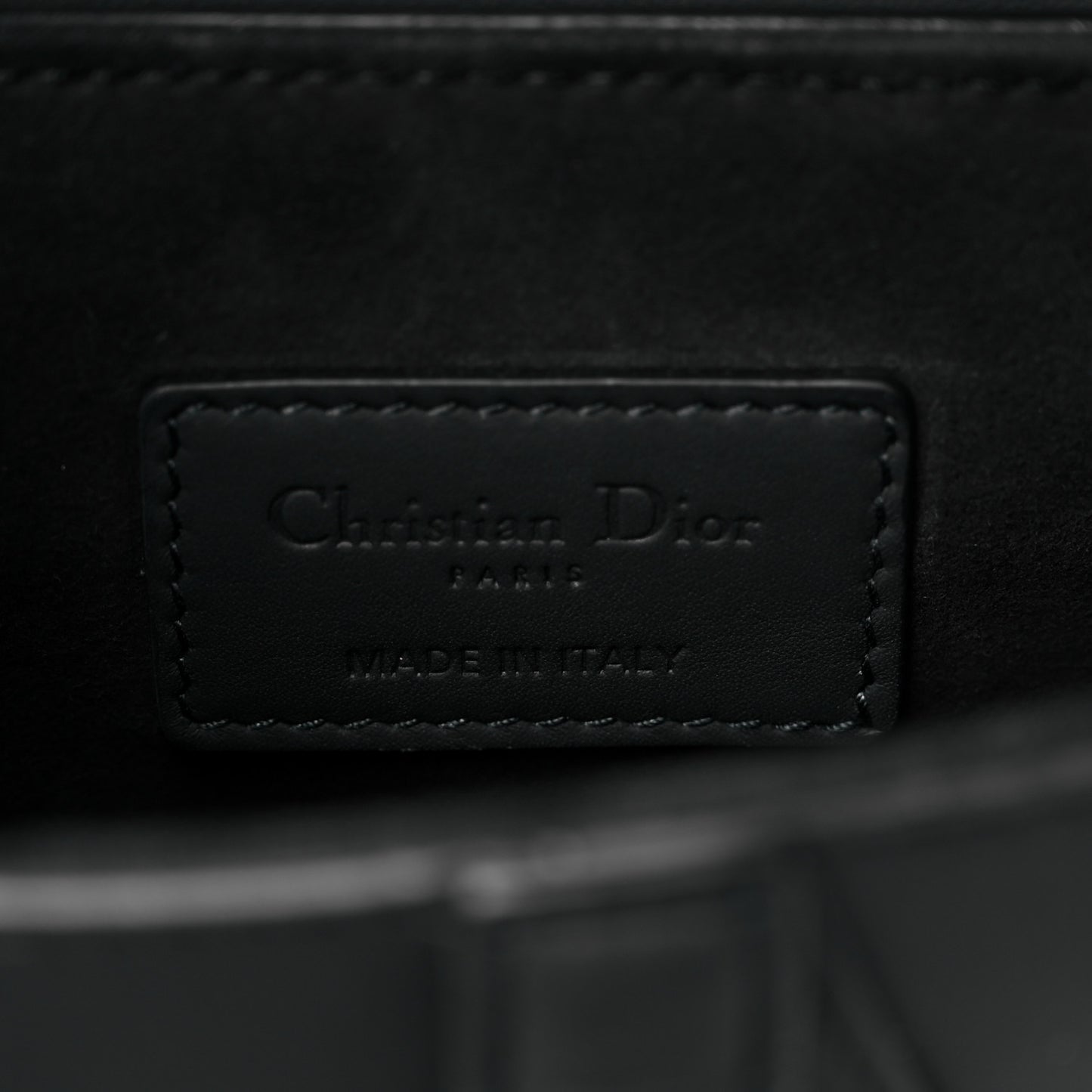 Ultra Matte Calfskin Mini Saddle Bag Black