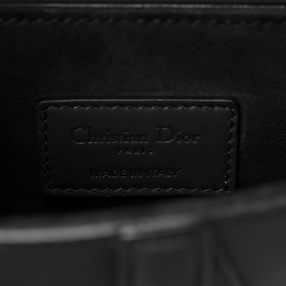 Christian Dior Ultra Matte Calfskin Mini Saddle Bag Black 6 of 12