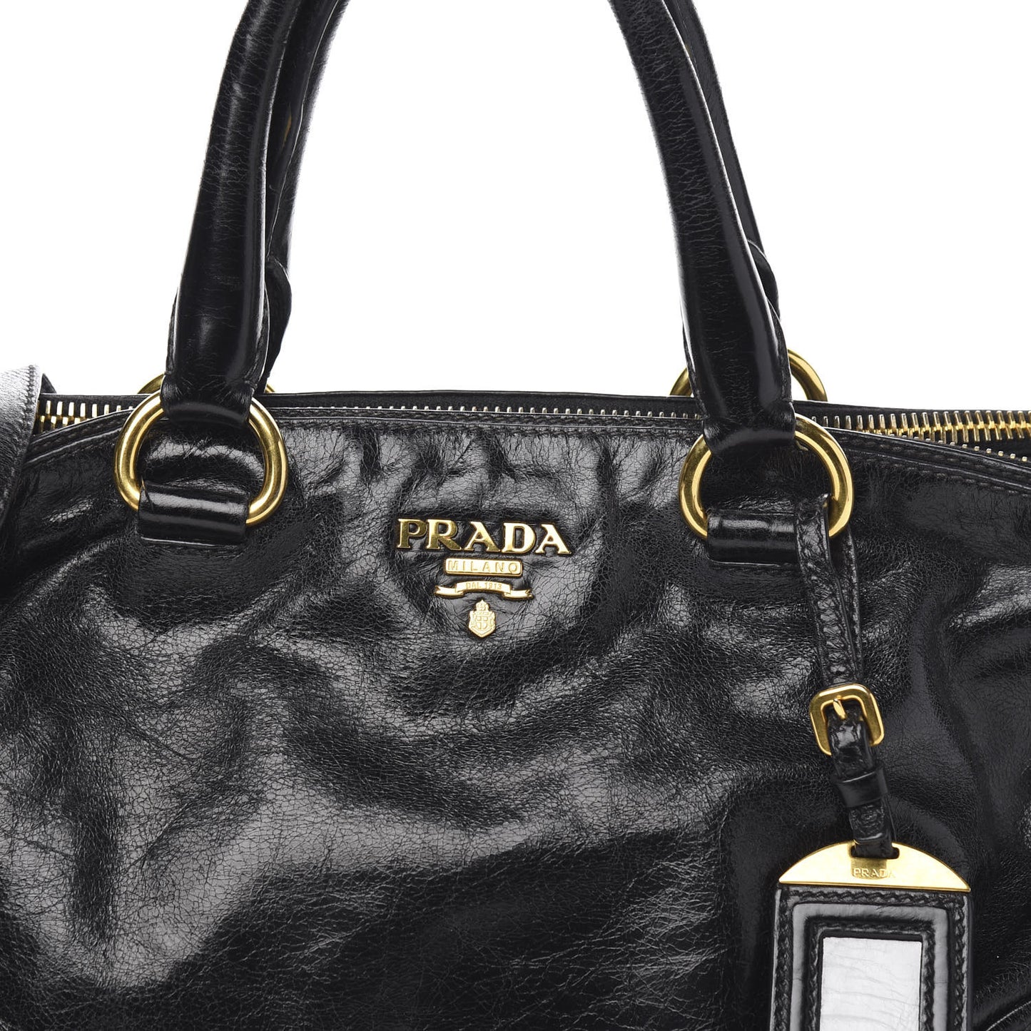 Vitello Shine Bauletto Black