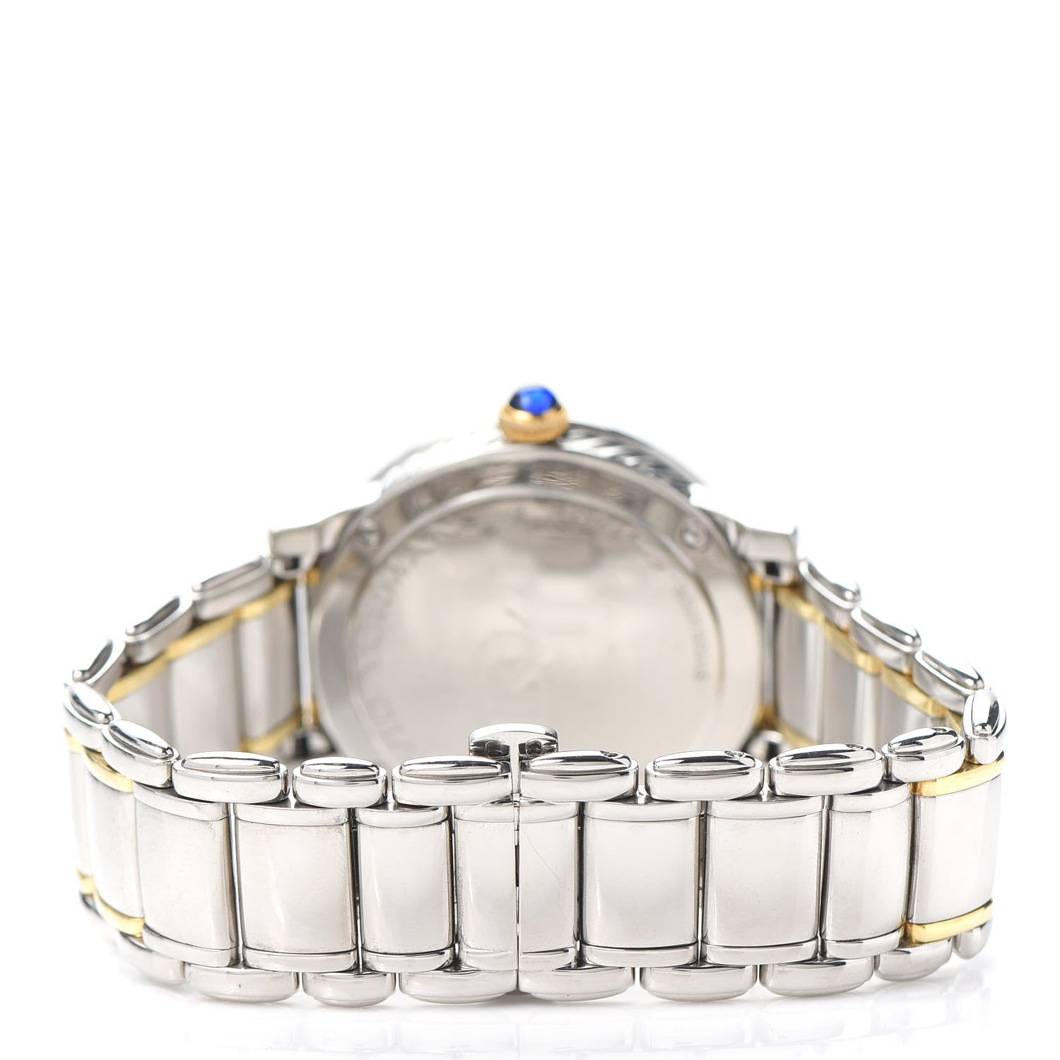David Yurman Stainless Steel 18K Yellow Gold Diamond Bezel Mother of Pearl 38mm Classic Quartz Watch 3 of 6