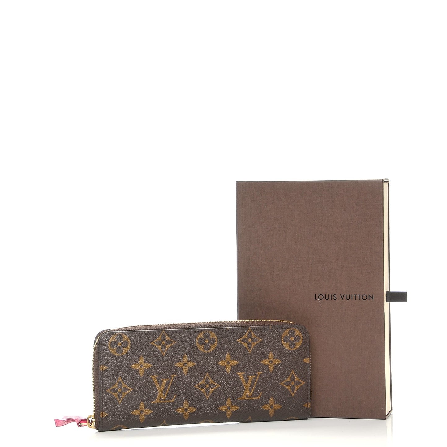 Monogram Clemence Wallet Hot Pink