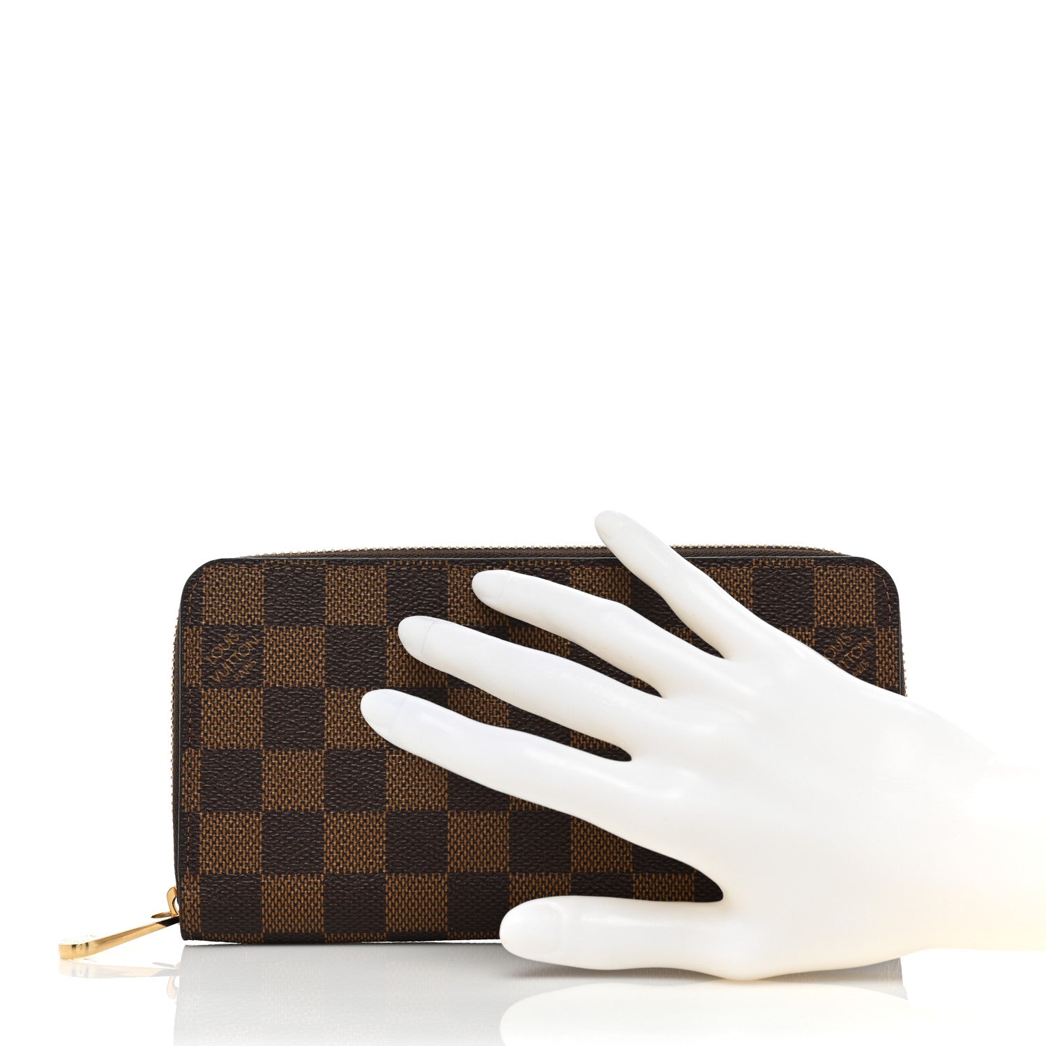 Louis Vuitton Damier Ebene Zippy Wallet 2 of 15