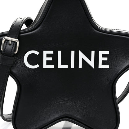 Celine Smooth Calfskin Star Crossbody Bag Black 8 of 11