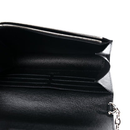 Louis Vuitton Epi Twist Chain Wallet Black 5 of 10