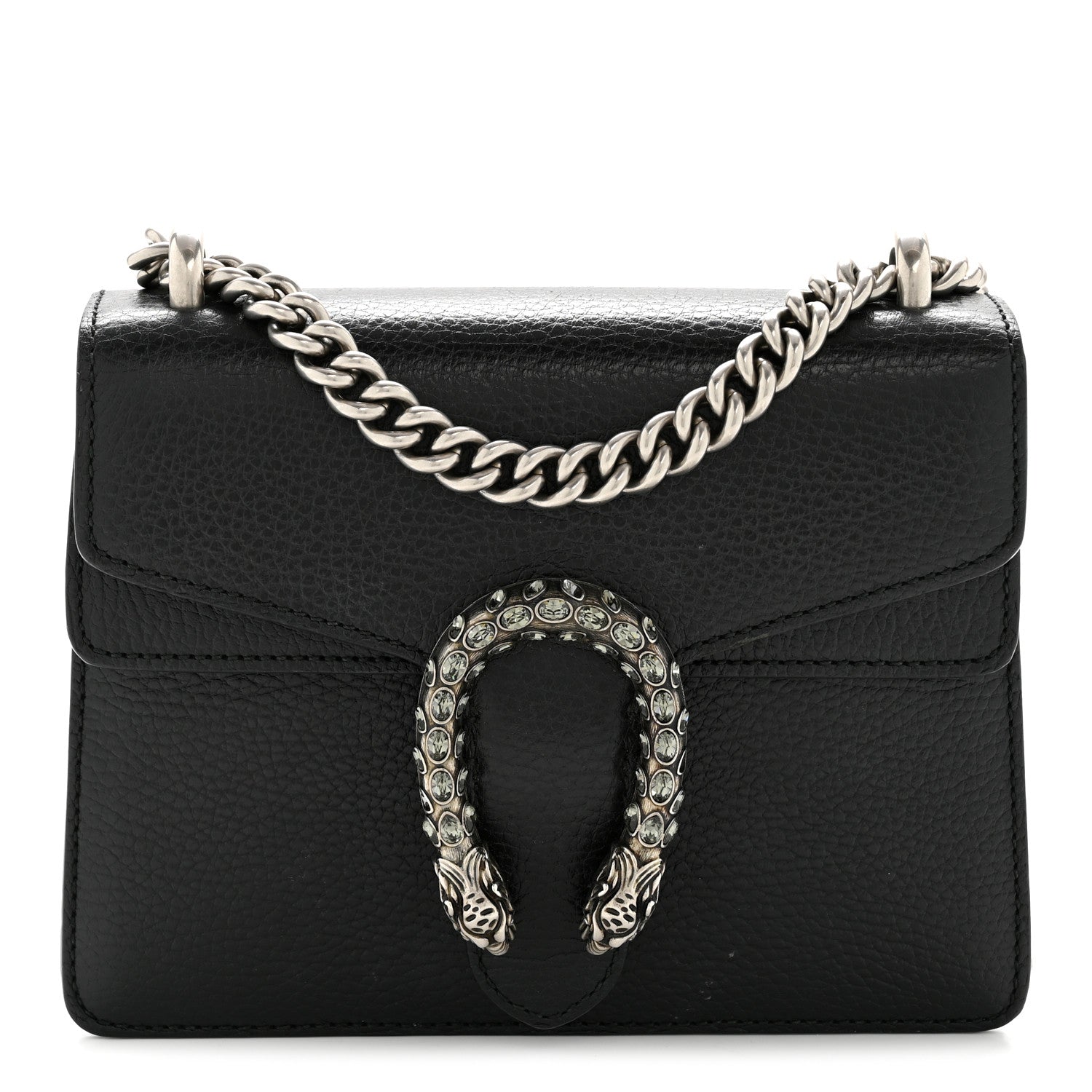 Gucci Calfskin Mini Dionysus Shoulder Bag Black 1 of 11
