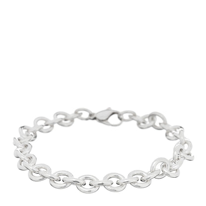 Tiffany Sterling Silver Round Chain Link Bracelet 1 of 3