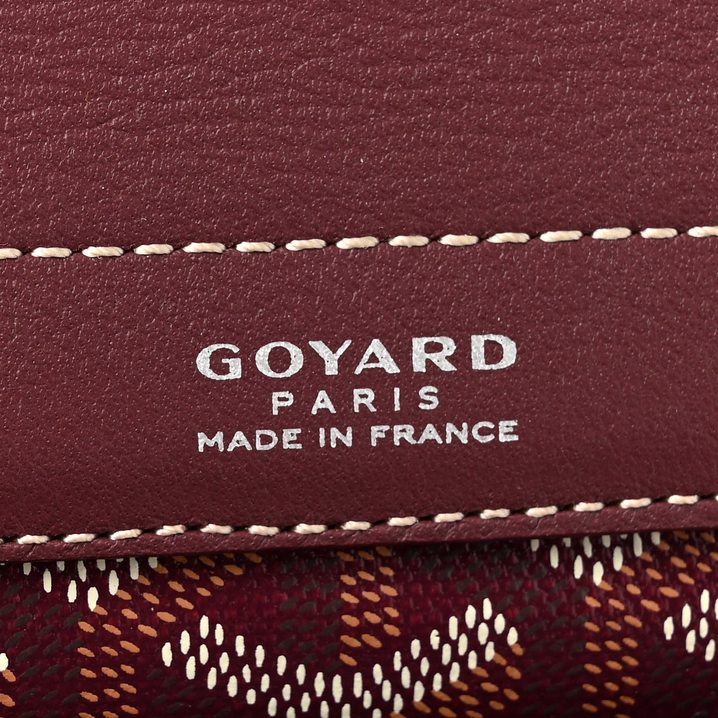 Goyardine Rouette PM Burgundy