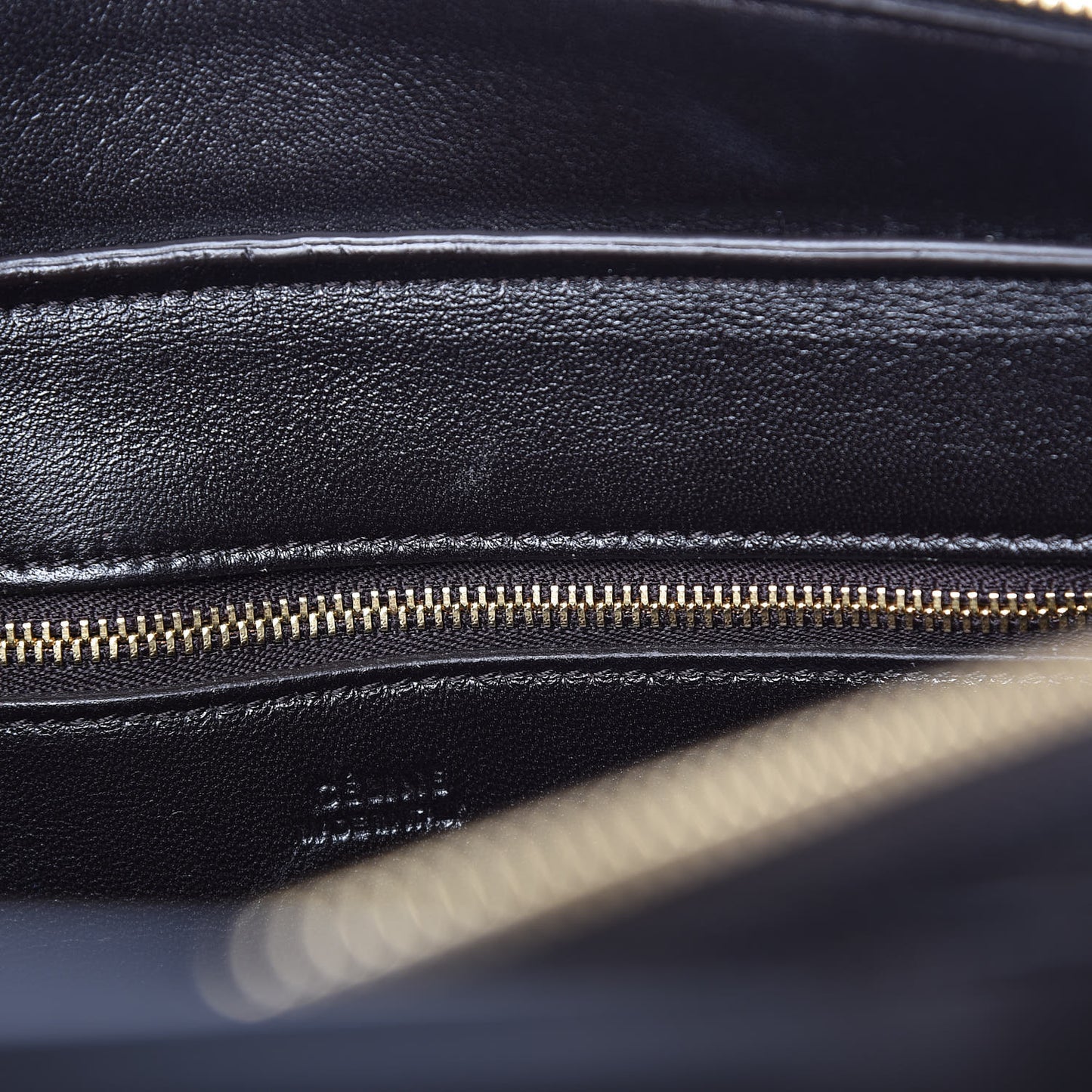 Goatskin Smooth Calfskin Small Ring Bag Dark Taupe