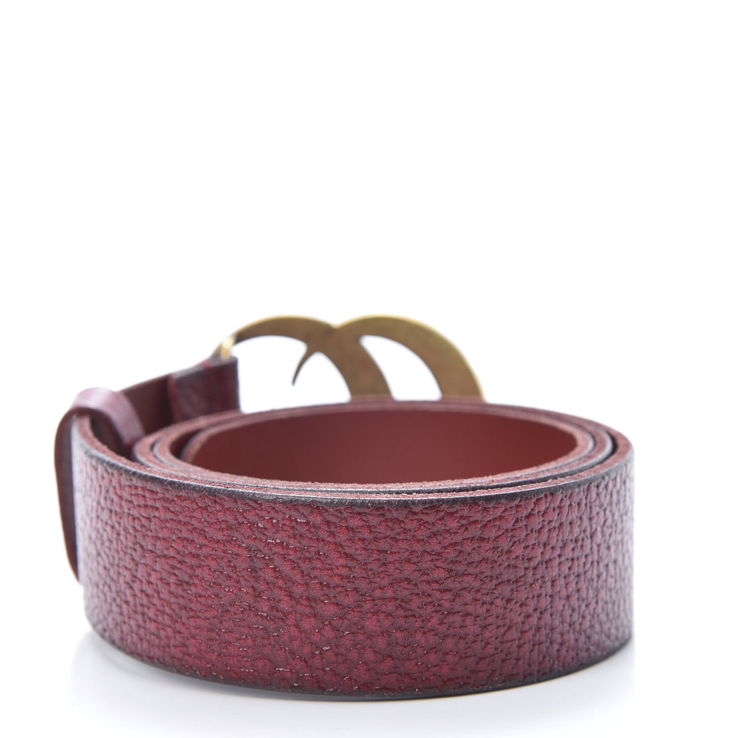 Cuoio Tusk Lavato Pearl Double G 40mm Belt 90 36 Romantic Cerise Cream
