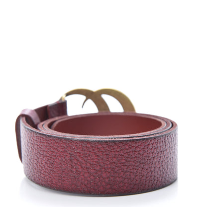Gucci Cuoio Tusk Lavato Pearl Double G 40mm Belt 90 36 Romantic Cerise Cream 2 of 7