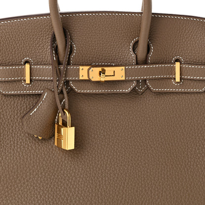 Hermes Togo Birkin 25 Etoupe 7 of 10