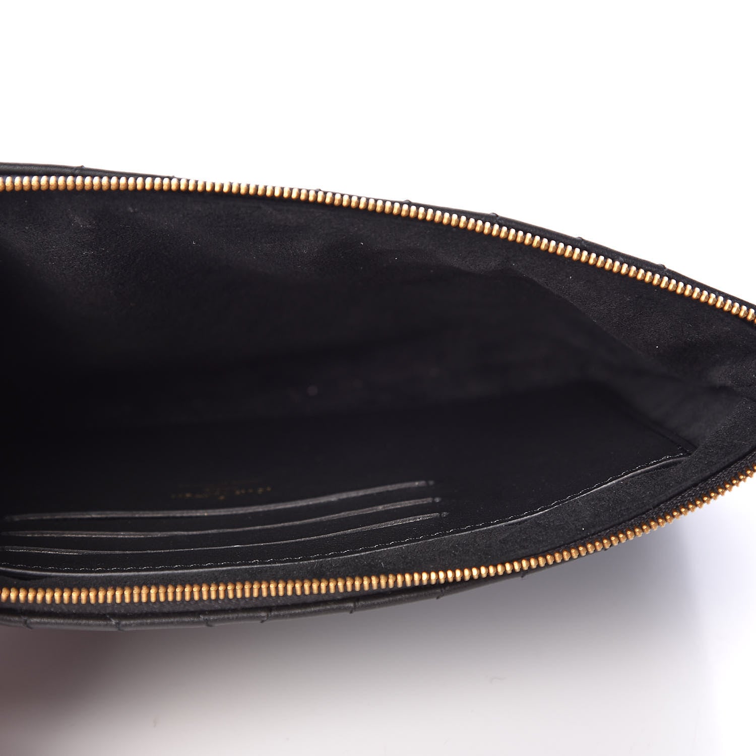 Louis Vuitton Calfskin New Wave Zipped Pochette Black 4 of 9