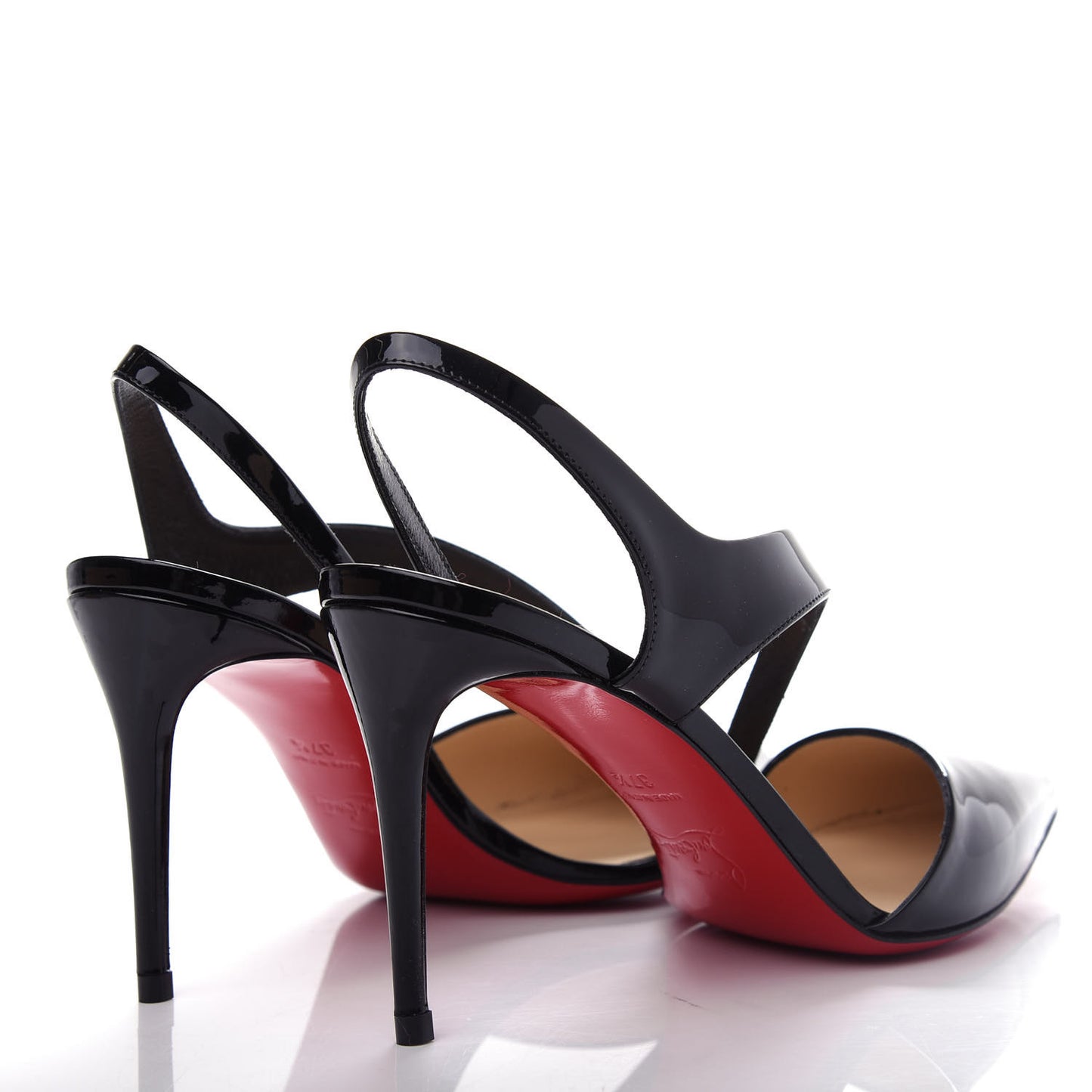 Patent Brandina 85 Slingback Pumps 37.5 Black