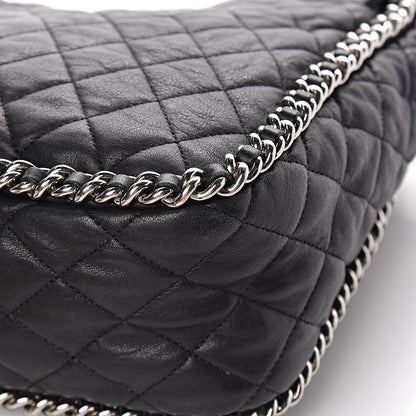 Chanel Washed Lambskin Quilted Maxi Chain Around Flap Black 19 of 20