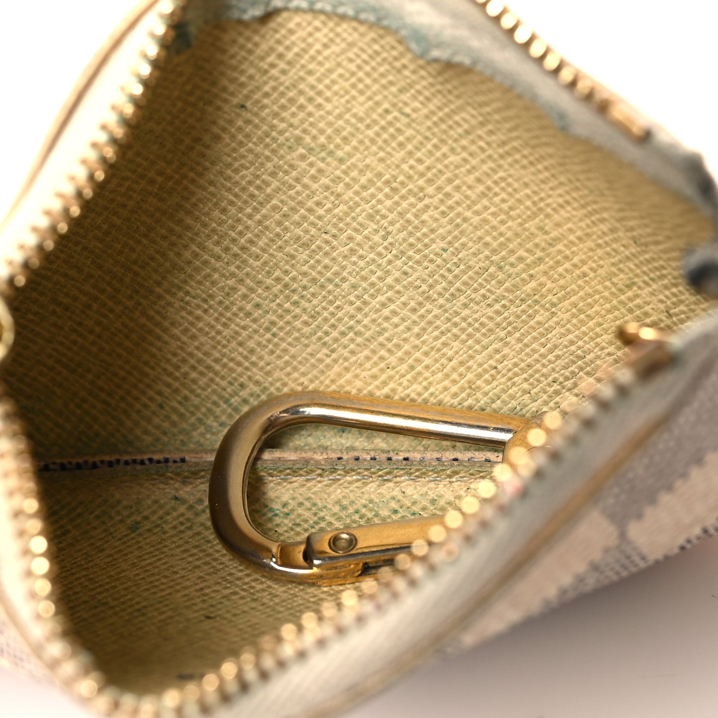 LOUIS VUITTON Damier Azur Key Pouch
