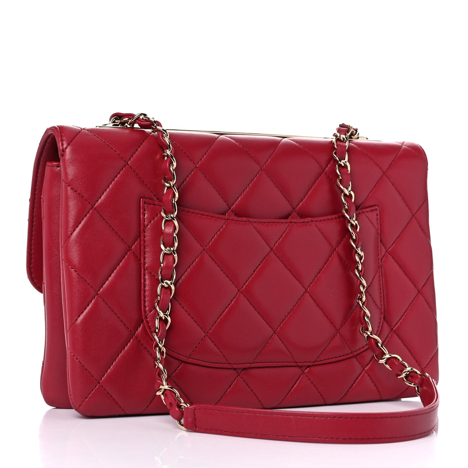 Chanel Lambskin Quilted Medium Trendy CC Flap Pink 3 of 17