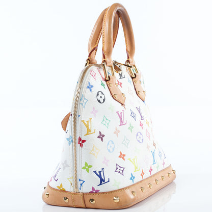 Louis Vuitton Monogram Multicolor Alma White 3 of 8