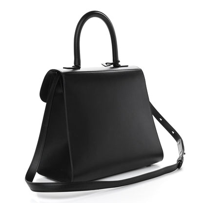 Delvaux Calfskin MM L'Humour Brillant Satchel Black 3 of 10