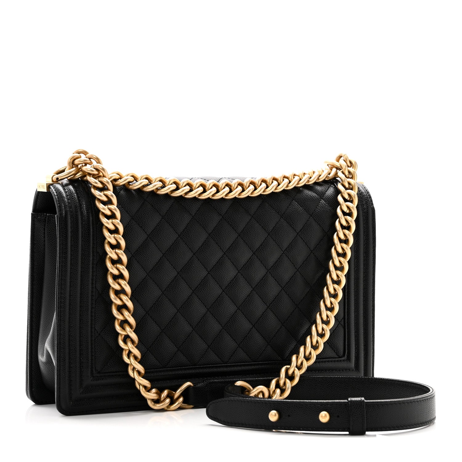 Chanel Caviar Quilted New Medium Boy Flap Black 3 of 11