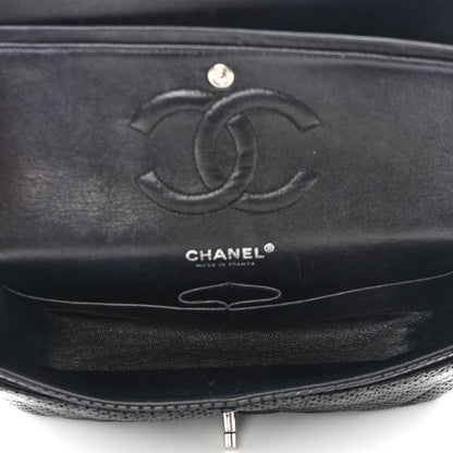 Chanel Lambskin Perforated Medium Double Flap Black 5 of 18