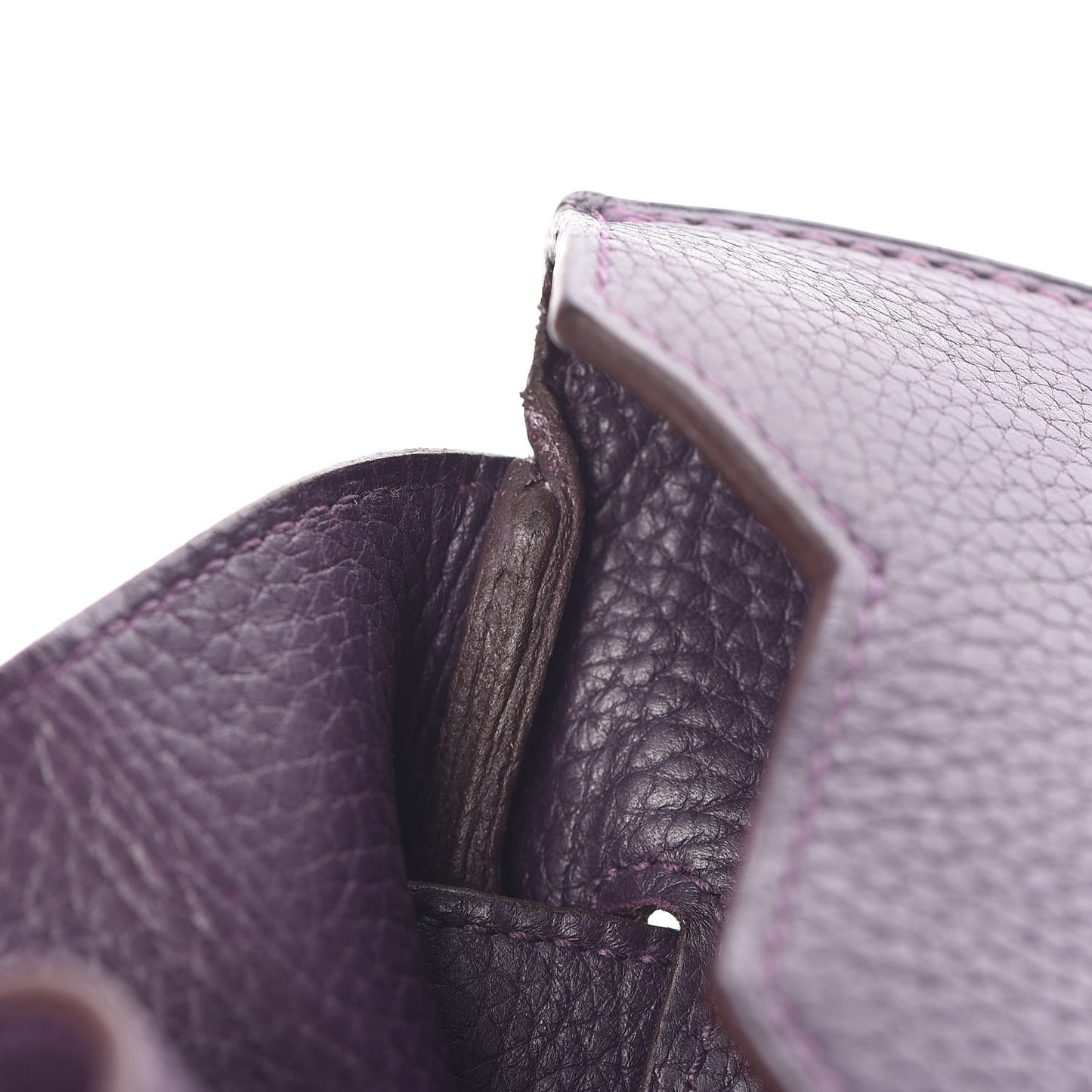 Taurillon Clemence JPG Birkin 42 Raisin