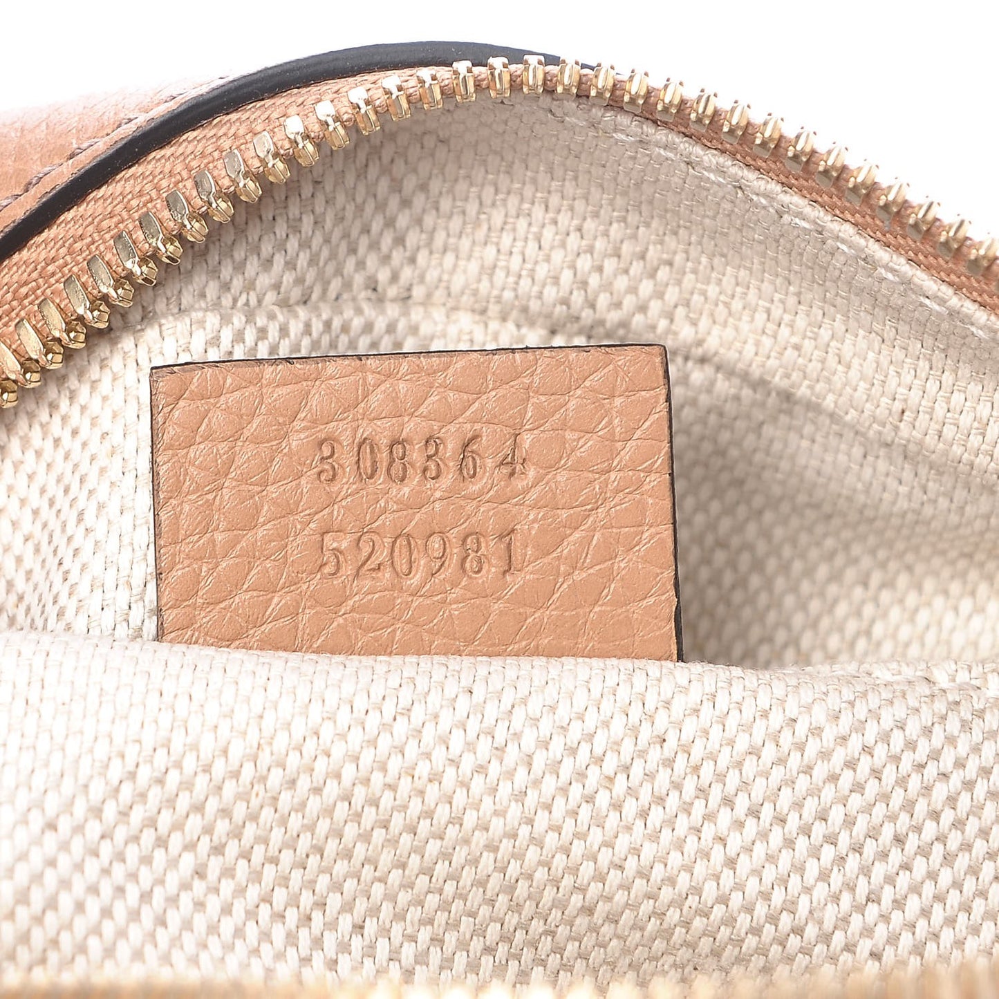 Pebbled Calfskin Small Soho Disco Bag Camelia