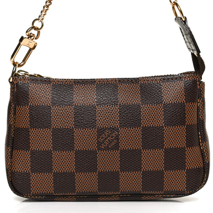 Louis Vuitton Damier Ebene Mini Pochette Accessories 8 of 11