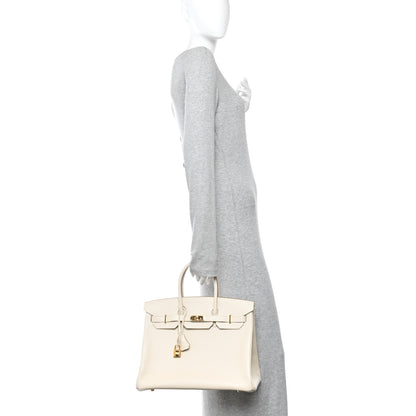 Hermes Epsom Birkin 35 Craie 3 of 10