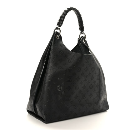 Louis Vuitton Mahina Carmel Hobo Black 3 of 8