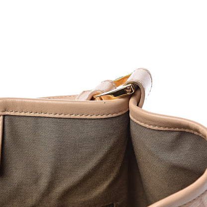 Fendi Zucchino Spalmati Vitello Chiusura Shoulder Bag Vacchetta Camelia 9 of 14